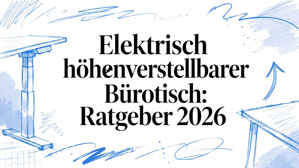 Elektrisch höhenverstellbarer Bürotisch: Ratgeber 2026