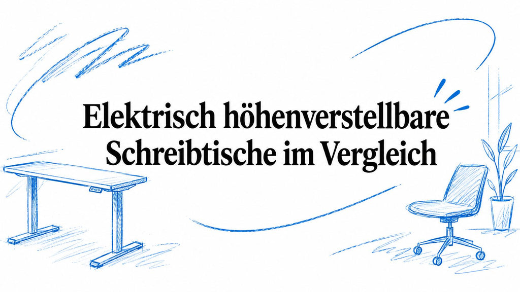 Elektrisch höhenverstellbare Schreibtische im Vergleich