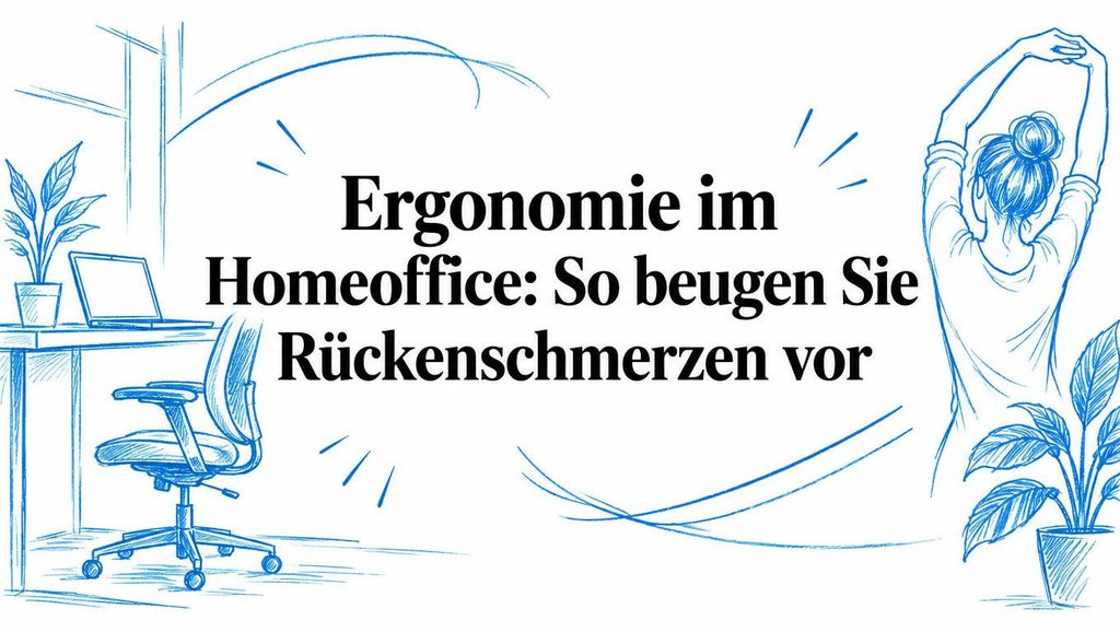 Ergonomie im Homeoffice: So beugen Sie Rückenschmerzen vor
