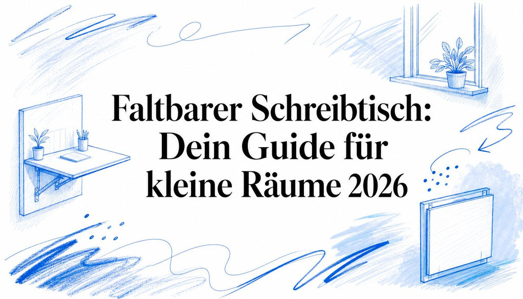 Faltbarer Schreibtisch: Dein Guide für kleine Räume 2026