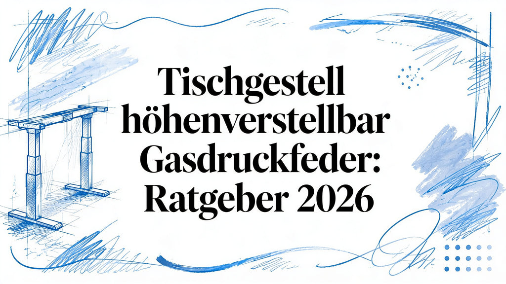 Tischgestell höhenverstellbar gasdruckfeder: Ratgeber 2026
