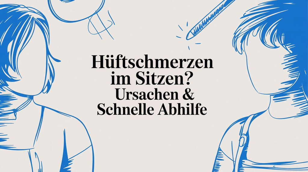 Hüftschmerzen im Sitzen? Ursachen & schnelle Abhilfe